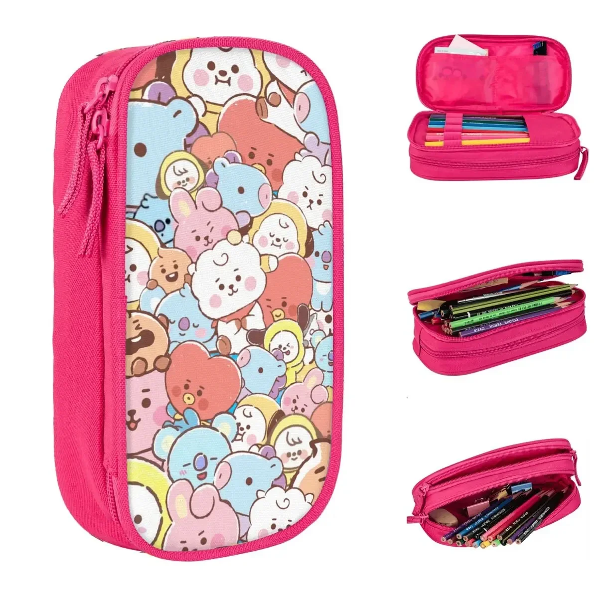 Kpop Cartoon Pencil Cases New Kawaii Music Pen Box Bags Girls Boys Large Storage School Supplies Gifts Pencil Pouch
Kpop Cartoon Pencil Cases New Kawaii Music Pen Box Bags Girls Boys Large Storage School Supplies Gifts Pencil Pouch