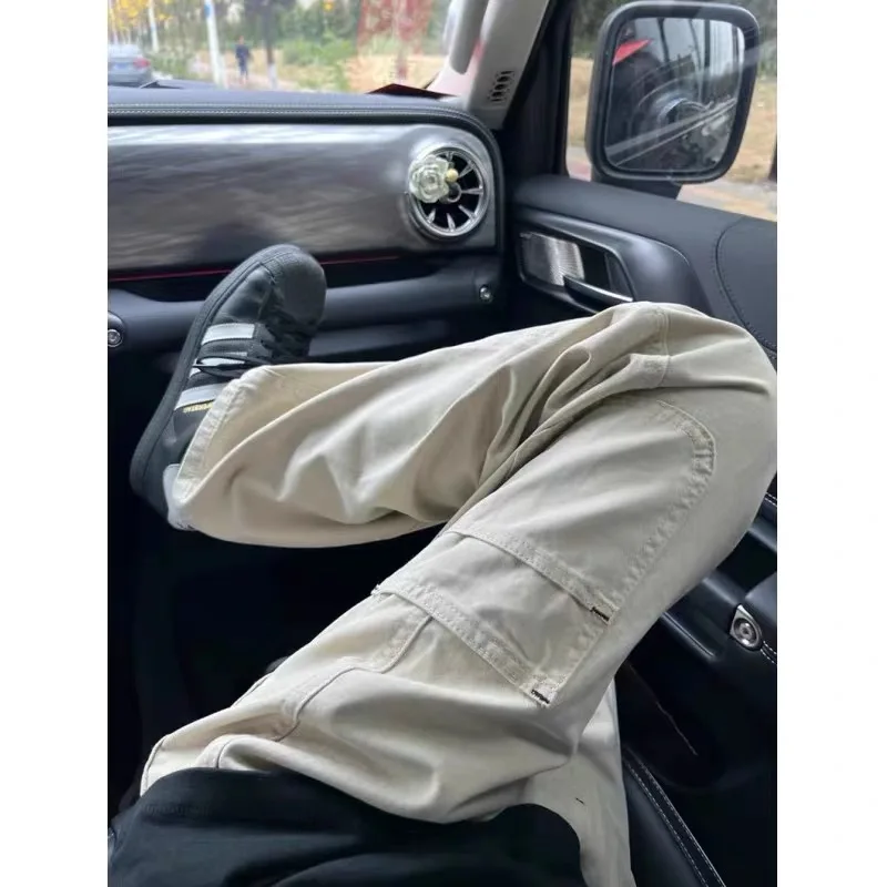 Мужские брюки свободного кроя в американском стиле, прямые, повседневные, рабочие, цвет хаки, летние, модные, молодежные, с декоративной строчкой
Мужские брюки свободного кроя в американском стиле, прямые, повседневные, рабочие, цвет хаки, летние, модные, молодежные, с декоративной строчкой