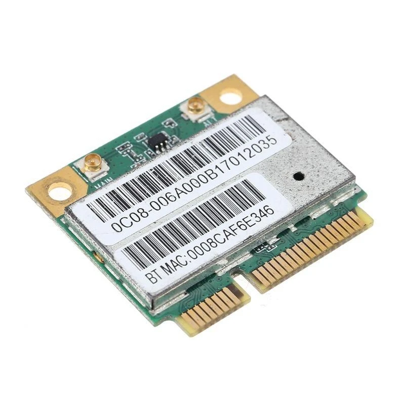 Половинный мини-адаптер PCI-Express BT4.0 Wlan для беспроводной карты Wi-Fi AW-NB097H AW-NB126H AR9485 AR5B225
Половинный мини-адаптер PCI-Express BT4.0 Wlan для беспроводной карты Wi-Fi AW-NB097H AW-NB126H AR9485 AR5B225