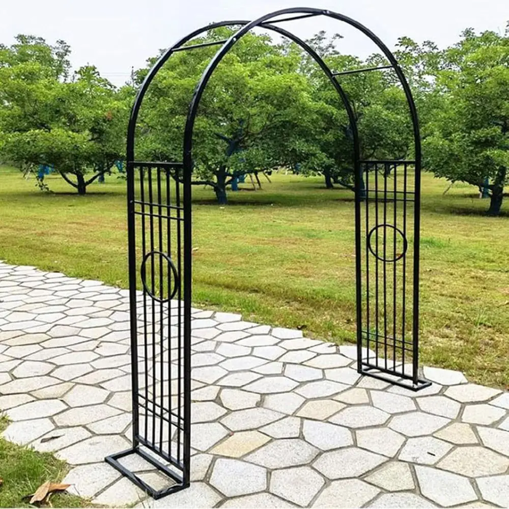 Sturdy Metal Garden Arch for Climbing Plants, Roses, and Loral Support, 55x91, Black
Sturdy Metal Garden Arch for Climbing Plants, Roses, and Loral Support, 55x91, Black