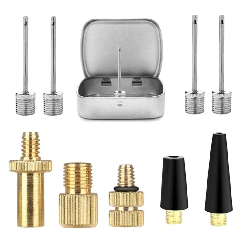 Y1UC Needle Inflating Balls Tyre Pump Adapter Set Air Nozzle Pump Adapter Balls Pump Needle for Sports Balls and Bicycles
Y1UC Needle Inflating Balls Tyre Pump Adapter Set Air Nozzle Pump Adapter Balls Pump Needle for Sports Balls and Bicycles
