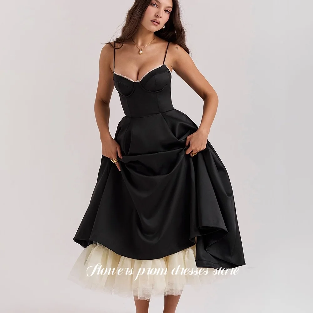 Flowers Prom A Line Party Dresses Sweetheart Evening Dress Tea Length Satin Prom Dresses فساتين مناسبة رسمية Customized
Flowers Prom A Line Party Dresses Sweetheart Evening Dress Tea Length Satin Prom Dresses فساتين مناسبة رسمية Customized