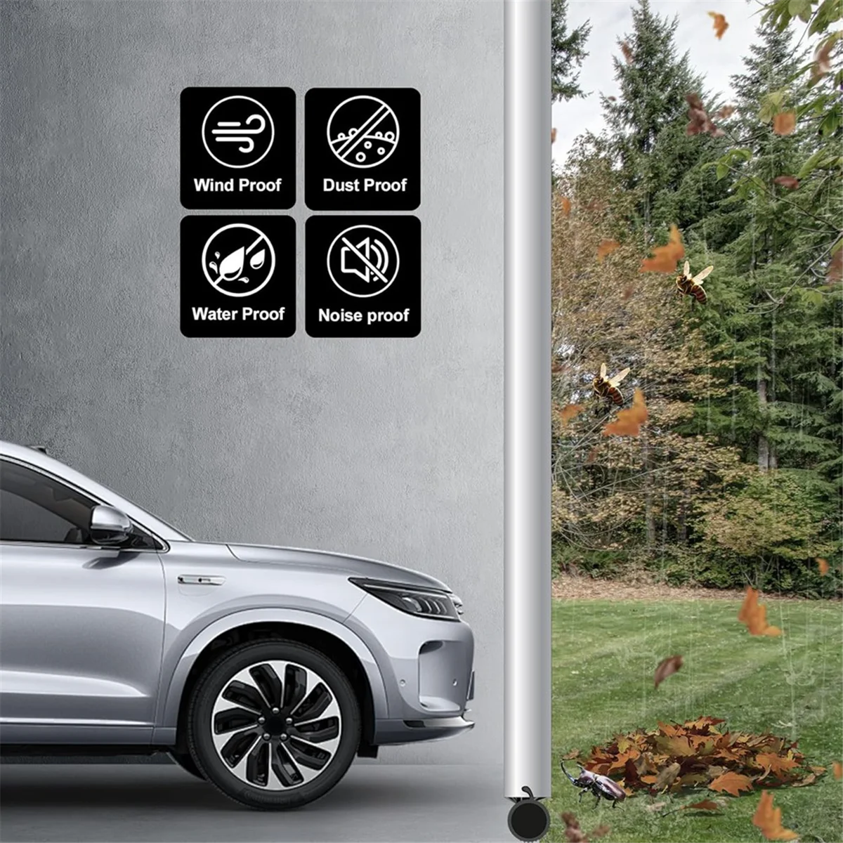 AA98 Garage Door Bottom 0.19inch P-Bulb Seal Strip, Replacement Rubber Weather Stripping, for Single Slot Overhead Door 
AA98 Garage Door Bottom 0.19inch P-Bulb Seal Strip, Replacement Rubber Weather Stripping, for Single Slot Overhead Door