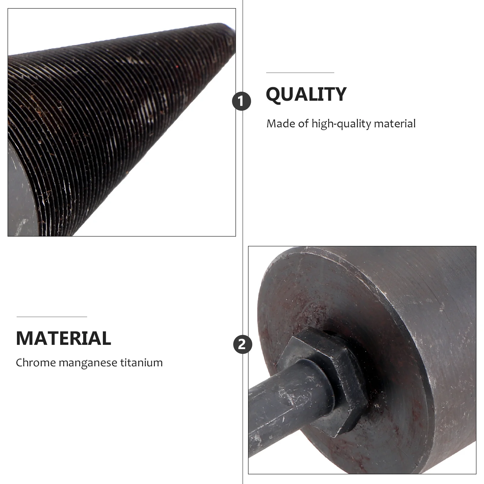 45mm Household Triangle Handle Wood Chopping Tool Electric Wood Splitting Drill Bits (Tail with Ladder) 
45mm Household Triangle Handle Wood Chopping Tool Electric Wood Splitting Drill Bits (Tail with Ladder)