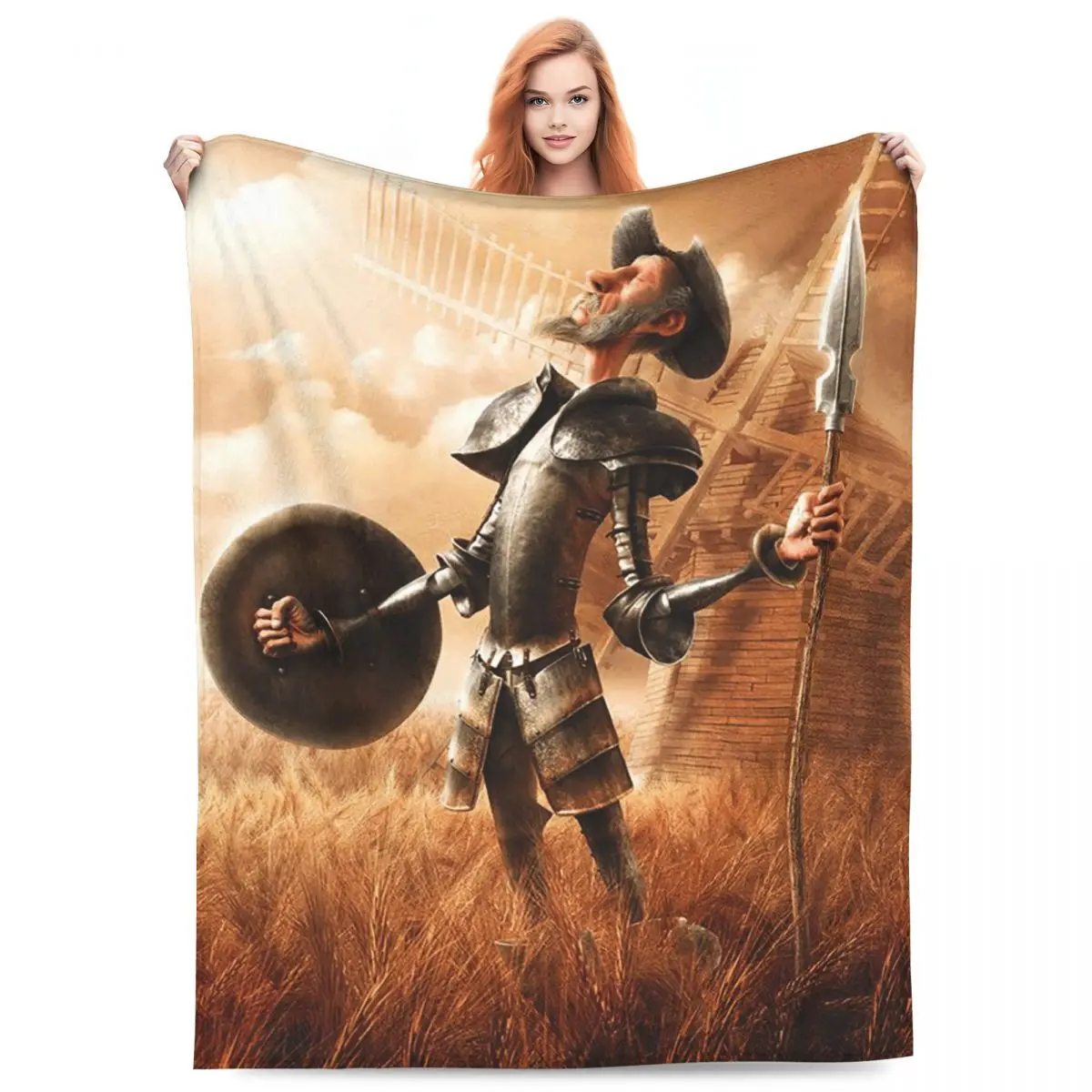 Don Quixote Blankets Fleece Sofa Throw Blanket Multi-function Throw Blankets for Couch Bedding Outdoor Throws Bedspread Quilt
Don Quixote Blankets Fleece Sofa Throw Blanket Multi-function Throw Blankets for Couch Bedding Outdoor Throws Bedspread Quilt