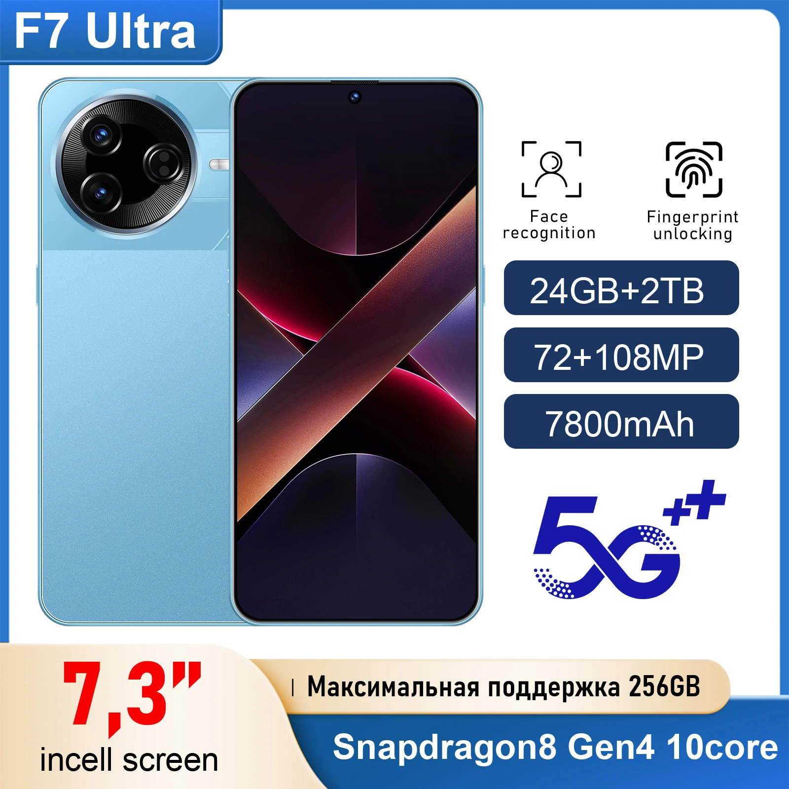 New MI F7 Ultra Global Edition 5G Intelligent 22GB+2TB Android System 15.0 7.3inch 7800mAh mAh Battery Dual Card Dual Standb
New MI F7 Ultra Global Edition 5G Intelligent 22GB+2TB Android System 15.0 7.3inch 7800mAh mAh Battery Dual Card Dual Standb