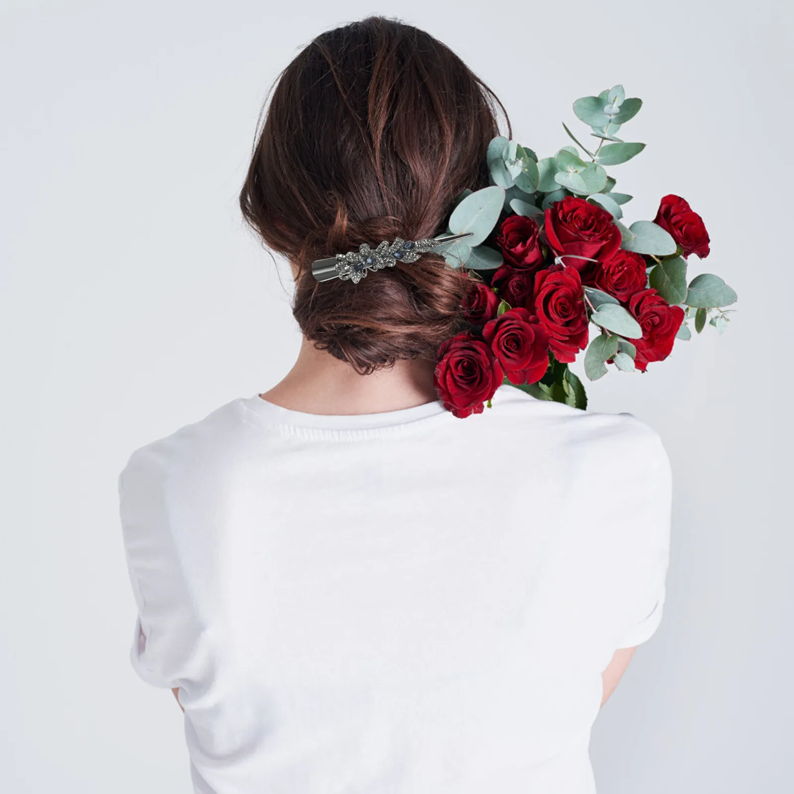Crystal Alligator Hair Clip Decorative Rhinestone Barrette Elegant Hair Styling Party Wedding Accessories for Women
Crystal Alligator Hair Clip Decorative Rhinestone Barrette Elegant Hair Styling Party Wedding Accessories for Women