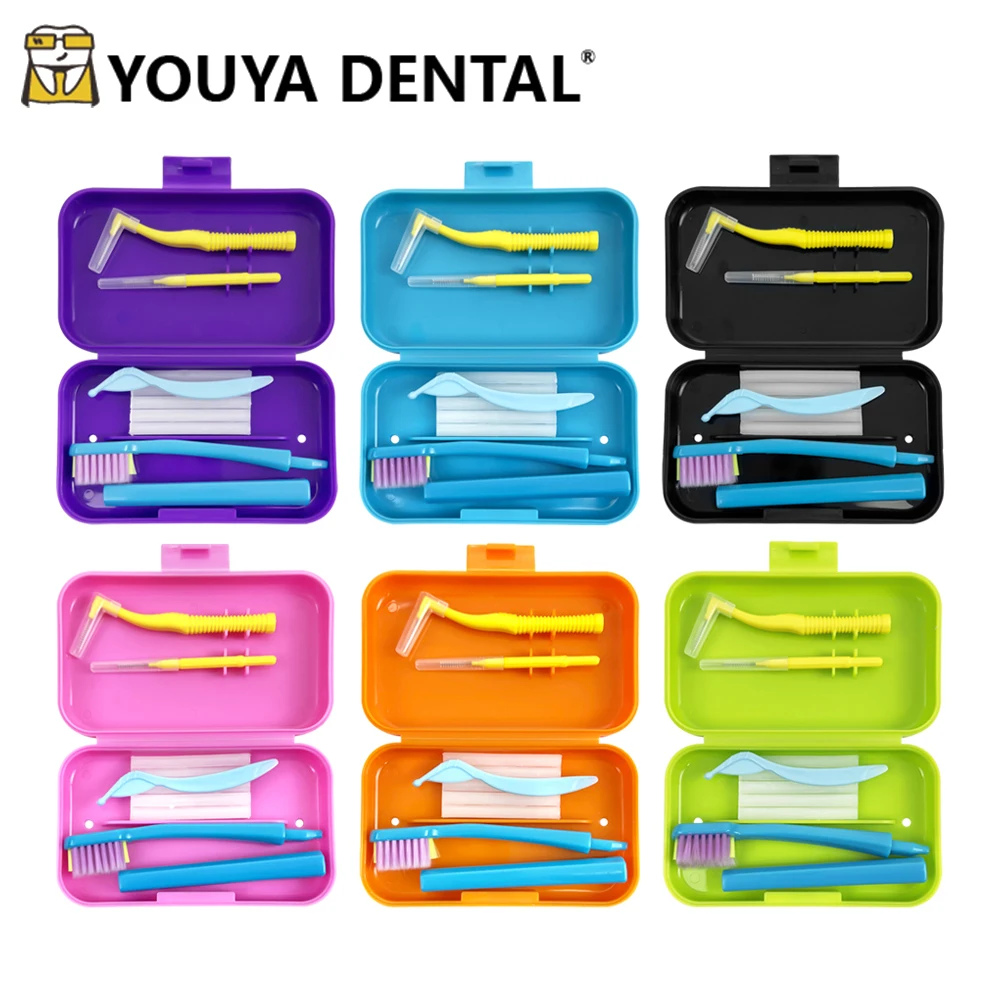 5pcs/set Portable Oral Cleaning Kits With Folding Toothbrush Interdental Brush Dental Wax Outdoor Travel Orthodontic Care Tools
5pcs/set Portable Oral Cleaning Kits With Folding Toothbrush Interdental Brush Dental Wax Outdoor Travel Orthodontic Care Tools