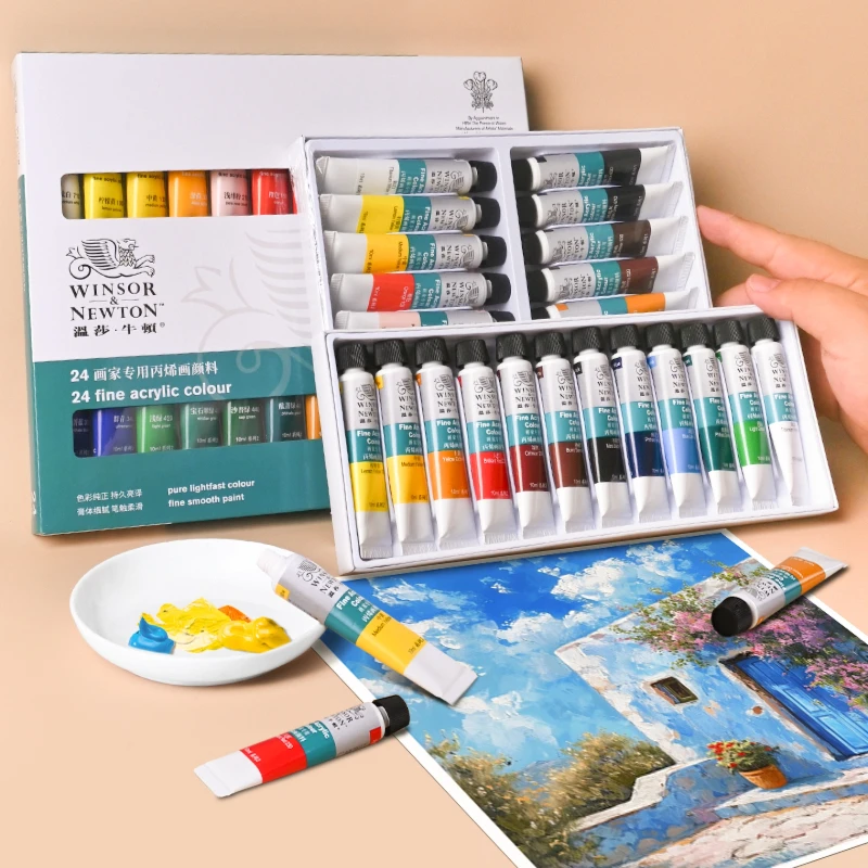 Набор акриловых красок WINSOR&NEWTON 12/18/24/36 цветов x 10 мл, идеально подходит для холста, дерева, ткани, кожи, картона, бумажной академии
Набор акриловых красок WINSOR&NEWTON 12/18/24/36 цветов x 10 мл, идеально подходит для холста, дерева, ткани, кожи, картона, бумажной академии