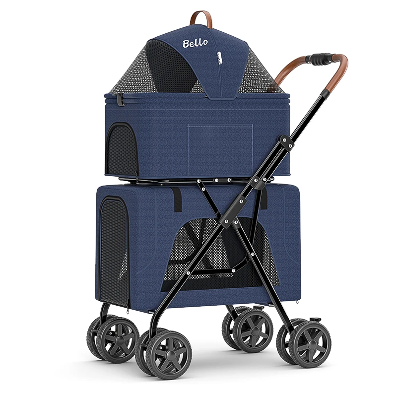 STLFPortable Double Pet Carriers Foldable 4-Wheel Aluminum Strollers with Fabric Oxford Material for Small Dogs Cats Outdoor Tra
STLFPortable Double Pet Carriers Foldable 4-Wheel Aluminum Strollers with Fabric Oxford Material for Small Dogs Cats Outdoor Tra