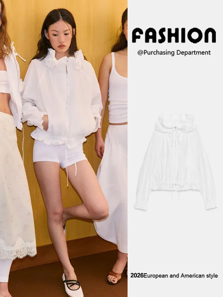 Spring New Arrival Women's Fashion Simple Long Sleeve Zipper Decorative Layered Outerwear Elegant Versatile Coat for Ladies
Spring New Arrival Women's Fashion Simple Long Sleeve Zipper Decorative Layered Outerwear Elegant Versatile Coat for Ladies
