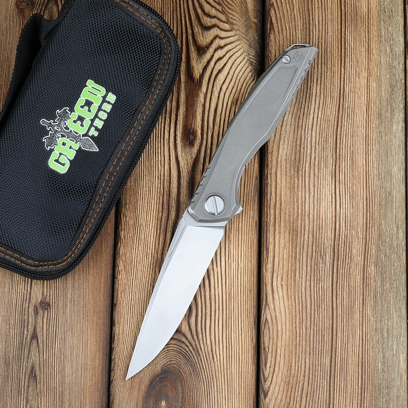 Green thorn, Astrum FP folding knife VG10 blade, TC4 Titanium 3D handle camping outdoor fruit knife EDC tool
Green thorn, Astrum FP folding knife VG10 blade, TC4 Titanium 3D handle camping outdoor fruit knife EDC tool