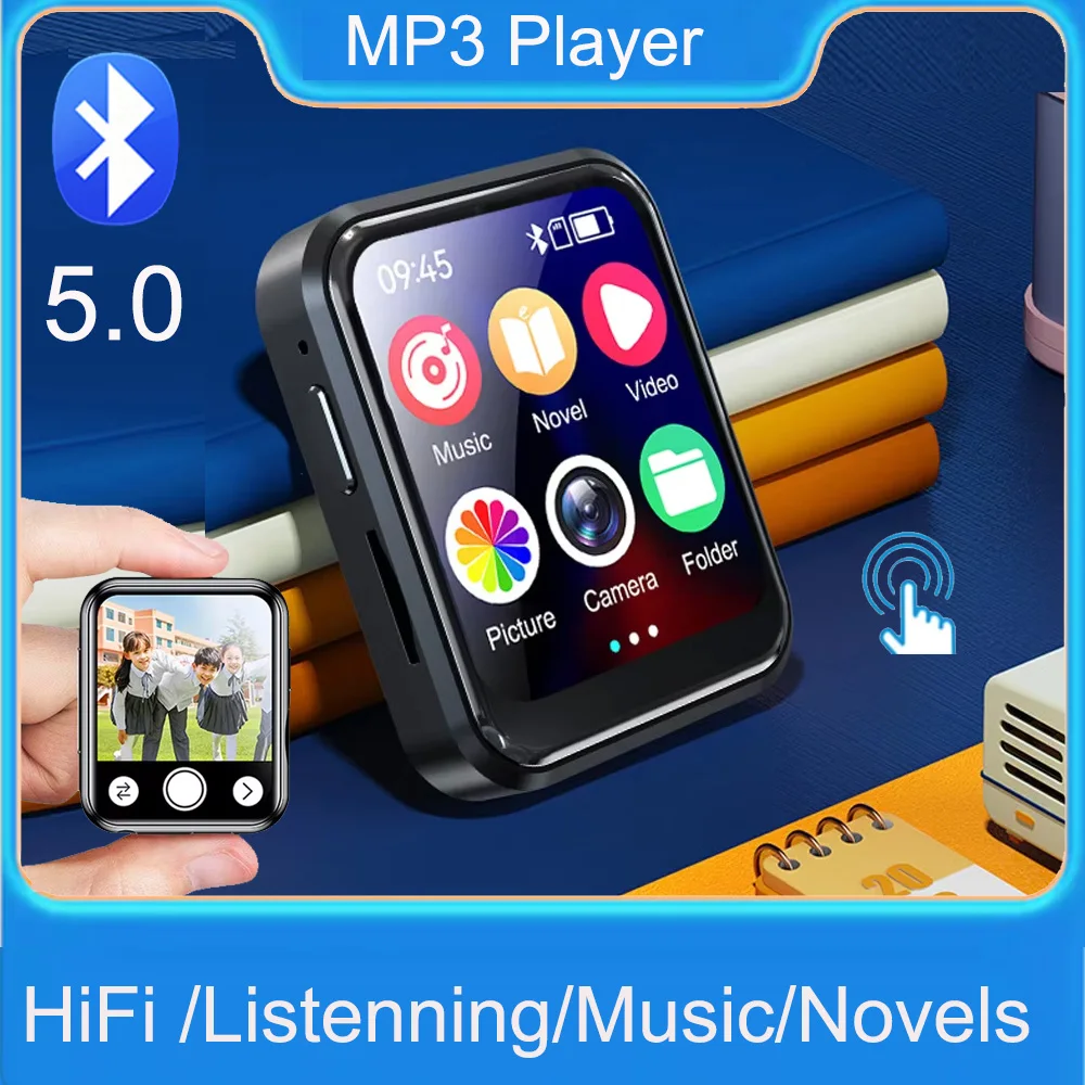 64GB MP3 Music Player With Bluetooth 5.4 Full Touch Screen Sport HiFi Camera MP4 Built-in Speaker Recorder Camera Video Player
64GB MP3 Music Player With Bluetooth 5.4 Full Touch Screen Sport HiFi Camera MP4 Built-in Speaker Recorder Camera Video Player