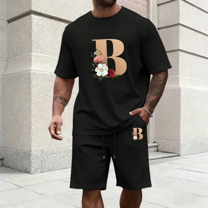2026 Mens T-Shirt Tracksuit Letter B Casual Sportswear Outdoor Sports Jogging Man Clothing Summer Versatile Short Sleeves Shorts
2026 Mens T-Shirt Tracksuit Letter B Casual Sportswear Outdoor Sports Jogging Man Clothing Summer Versatile Short Sleeves Shorts