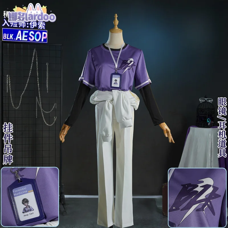 Identity V Aesop Carl Undertaker Cosplay Costume BLK Uniform Halloween Carnival Party Christmas Play Role Clothes Clothing
Identity V Aesop Carl Undertaker Cosplay Costume BLK Uniform Halloween Carnival Party Christmas Play Role Clothes Clothing