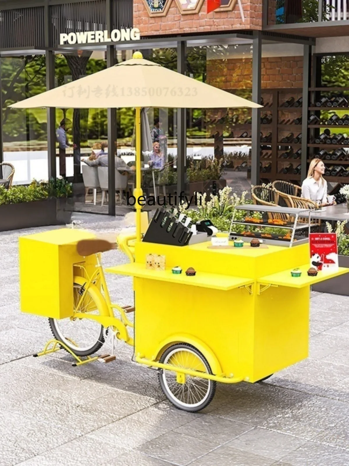 YH Mobile snack truck commercial stall night market wrought iron dining car supermarket promotion stall car
YH Mobile snack truck commercial stall night market wrought iron dining car supermarket promotion stall car
