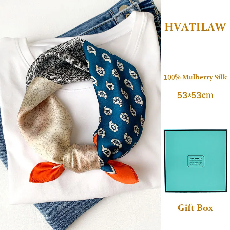 100% Mulberry Silk Scarf Women Square Neckerchief Silk Head Scarf Bandana Female Neck Hair Luxury Designer Hijab for Gift Box
100% Mulberry Silk Scarf Women Square Neckerchief Silk Head Scarf Bandana Female Neck Hair Luxury Designer Hijab for Gift Box