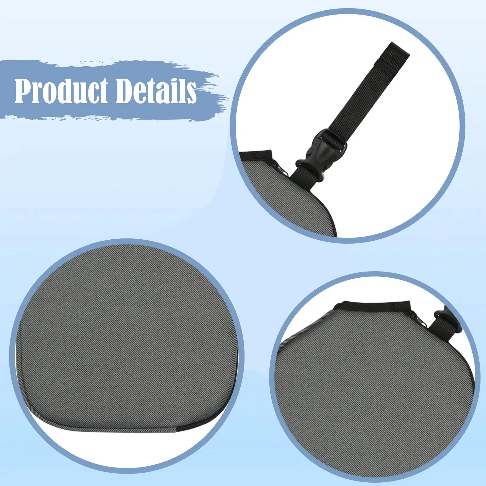 Waterproof Pickleball Paddle Cover with Handle Strap Lightweight Table Tennis Racket Case for Travel and Sports
Waterproof Pickleball Paddle Cover with Handle Strap Lightweight Table Tennis Racket Case for Travel and Sports