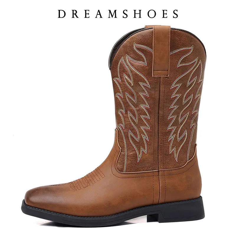 Мужские ботинки до середины икры, мужские ботинки ручной работы в стиле ретро с вышивкой, ковбойские ботинки в стиле вестерн, ботинки с острым носком, уличная мужская обувь с ручной строчкой
Мужские ботинки до середины икры, мужские ботинки ручной работы в стиле ретро с вышивкой, ковбойские ботинки в стиле вестерн, ботинки с острым носком, уличная мужская обувь с ручной строчкой