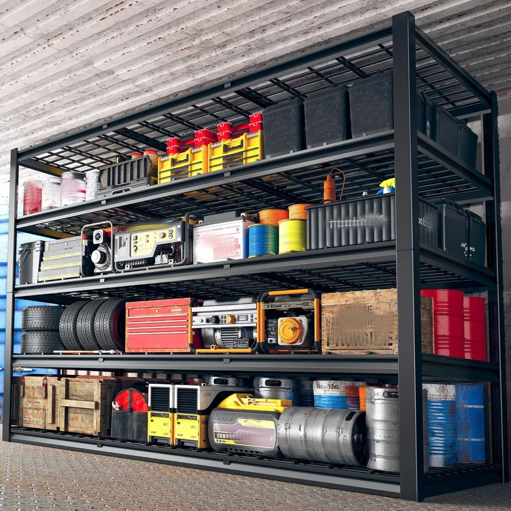 60" W Garage Shelving, 3000LBS Storage Shelves Adjustable Metal Shelves, for Warehouse Basement 60" W x 24" D x 72" H
60" W Garage Shelving, 3000LBS Storage Shelves Adjustable Metal Shelves, for Warehouse Basement 60" W x 24" D x 72" H