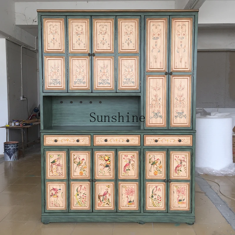 Foyer, entrance cabinet, retro storage, storage, Mediterranean painted furniture, old
Foyer, entrance cabinet, retro storage, storage, Mediterranean painted furniture, old
