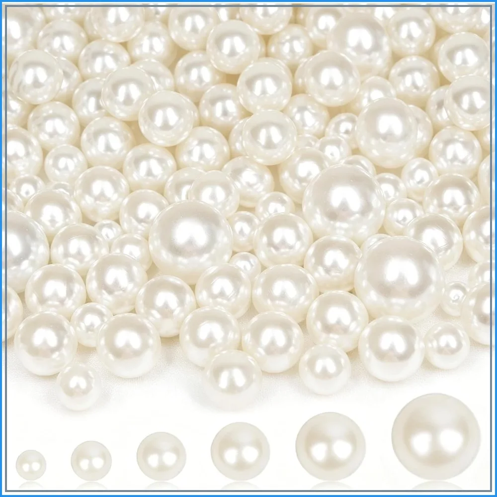2000PCS Ivory Pearls for Crafting, No Hole Beads for Vase Filler, Assorted Sizes 4-20mm, DIY Crafts, Jewelry Making
2000PCS Ivory Pearls for Crafting, No Hole Beads for Vase Filler, Assorted Sizes 4-20mm, DIY Crafts, Jewelry Making