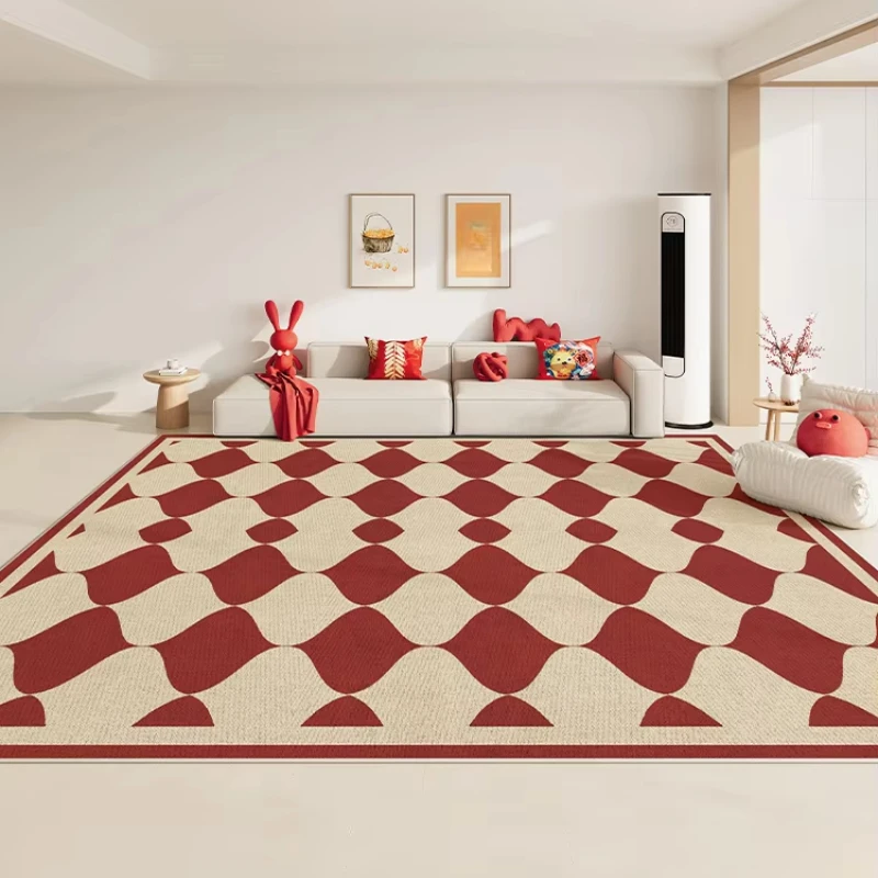 Red Geometric Living Room Carpet Line Art Decorative Rug Large Size Bedroom Carpets Comfortable Easy Care for Coffee Table Rugs
Red Geometric Living Room Carpet Line Art Decorative Rug Large Size Bedroom Carpets Comfortable Easy Care for Coffee Table Rugs