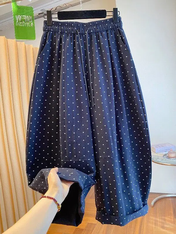 High Waist Wide Leg Pants Polka Dot Casual Summer Fashion Korean Japanese Anti-Aging Trendy Loose Fit Breathable Skin-Friendly
High Waist Wide Leg Pants Polka Dot Casual Summer Fashion Korean Japanese Anti-Aging Trendy Loose Fit Breathable Skin-Friendly