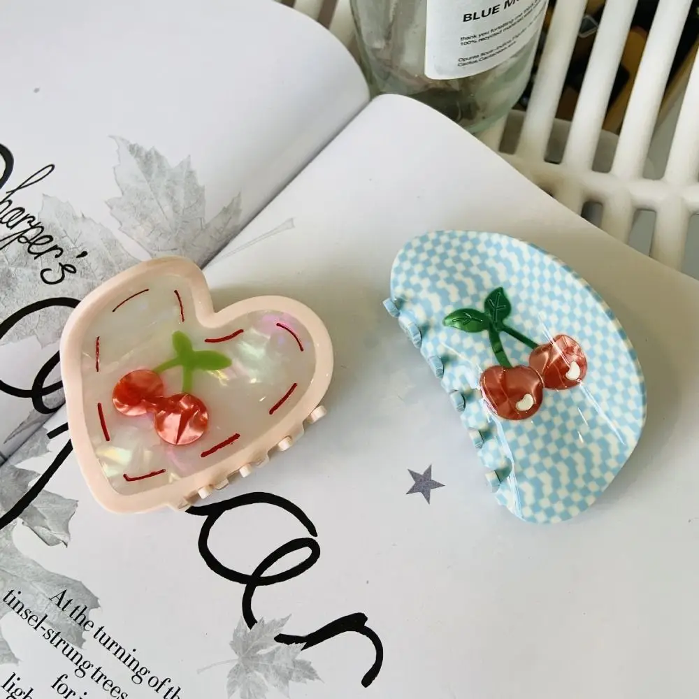Acetic Acid Cherry Shark Clip Korean Style Hair Ornament Love Small Grab Clip Hair Accessories Headdress Acetate Hair Claw Daily
Acetic Acid Cherry Shark Clip Korean Style Hair Ornament Love Small Grab Clip Hair Accessories Headdress Acetate Hair Claw Daily