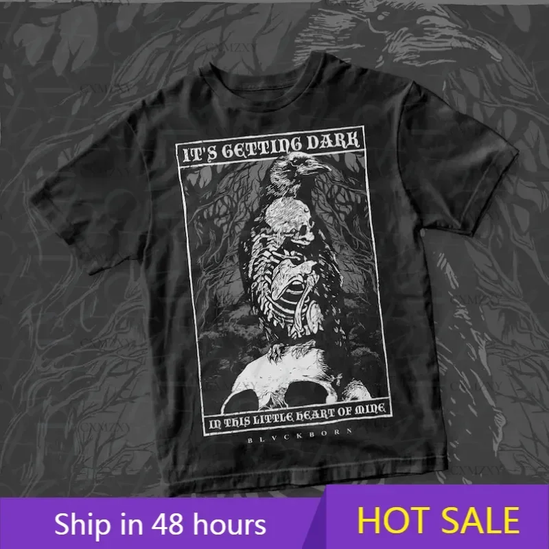 2025 It's Getting Dark cotton shirtmen women enthusiast summer casual cotton unisex T-shirt
2025 It's Getting Dark cotton shirtmen women enthusiast summer casual cotton unisex T-shirt