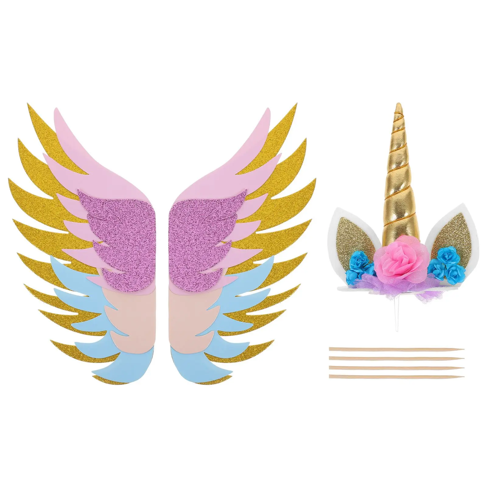 3 pcs Unicorn Cake Toppers Glitter Paper Decorations for Birthday Wedding Parties Thickened EcoFriendlyCakeDecor
3 pcs Unicorn Cake Toppers Glitter Paper Decorations for Birthday Wedding Parties Thickened EcoFriendlyCakeDecor