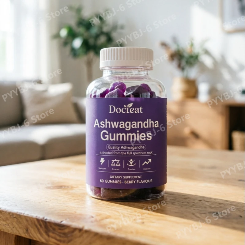 Ashwagandha Gummies with Panax Ginseng Cordyceps &Rhodiola Supports Energy Balance& Vitality Berry Flavor 60 Gummies Supplement
Ashwagandha Gummies with Panax Ginseng Cordyceps &Rhodiola Supports Energy Balance& Vitality Berry Flavor 60 Gummies Supplement