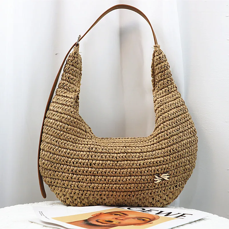 Forest Lazy Style Crossbody Bag Bohemian Handmade Grass Woven Bag Leisure Vacation Beach Women's Woven Dumpling Bun
Forest Lazy Style Crossbody Bag Bohemian Handmade Grass Woven Bag Leisure Vacation Beach Women's Woven Dumpling Bun