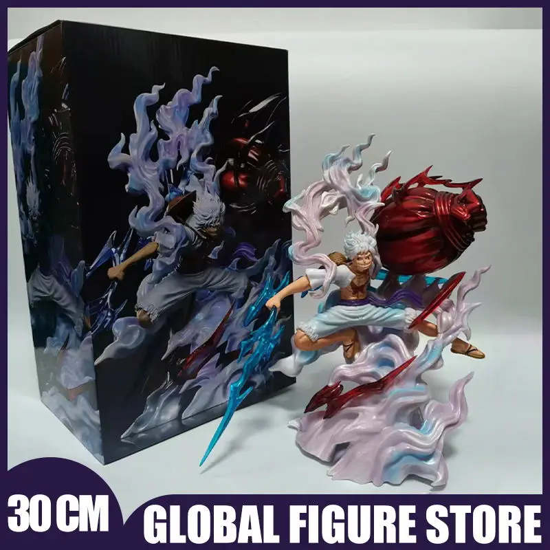 30cm One Piece Luffy Figures Gear 5 Nika Luffy Anime Figrue Demon Fruit Awakening Anime Peripheral Model Pvc Statue Toys Gift
30cm One Piece Luffy Figures Gear 5 Nika Luffy Anime Figrue Demon Fruit Awakening Anime Peripheral Model Pvc Statue Toys Gift