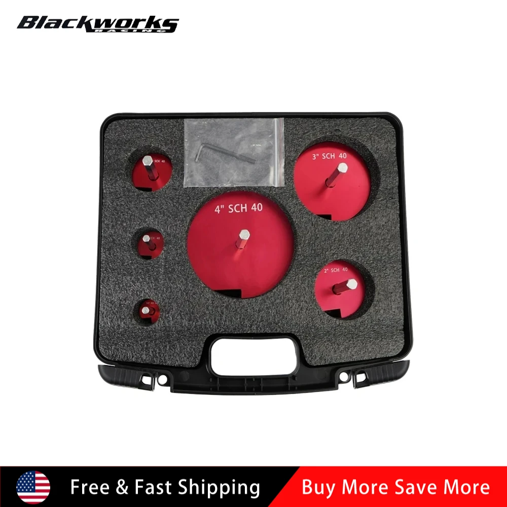 6Pcs PPRK6 Plastic Pipe Fitting Reamer Set Fit Into Standard 1/2" Drills PVC Pipe Reamer Tool Contains PPR75/100/150/200/300/400
6Pcs PPRK6 Plastic Pipe Fitting Reamer Set Fit Into Standard 1/2" Drills PVC Pipe Reamer Tool Contains PPR75/100/150/200/300/400