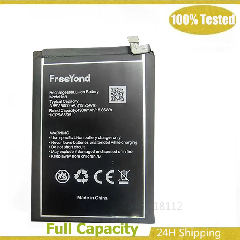 5000mAh battery For FREEYOND M5 Battery
5000mAh battery For FREEYOND M5 Battery