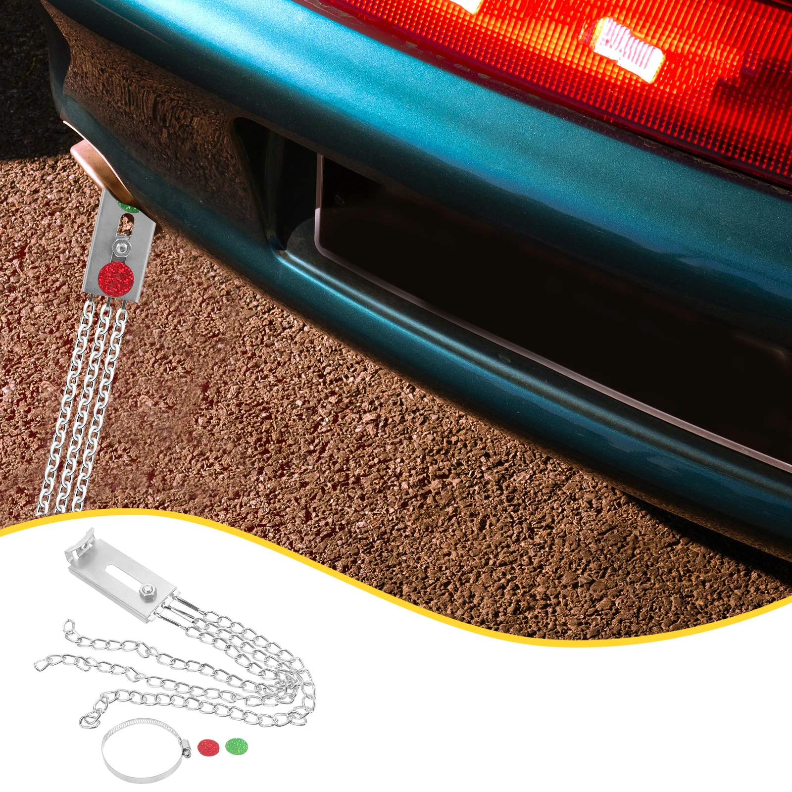 3 pcs Car Static Belt Anti-Static Ground Wire Strap For Auto Truck Silver Easy Install Adjustable Length Lightweight
3 pcs Car Static Belt Anti-Static Ground Wire Strap For Auto Truck Silver Easy Install Adjustable Length Lightweight