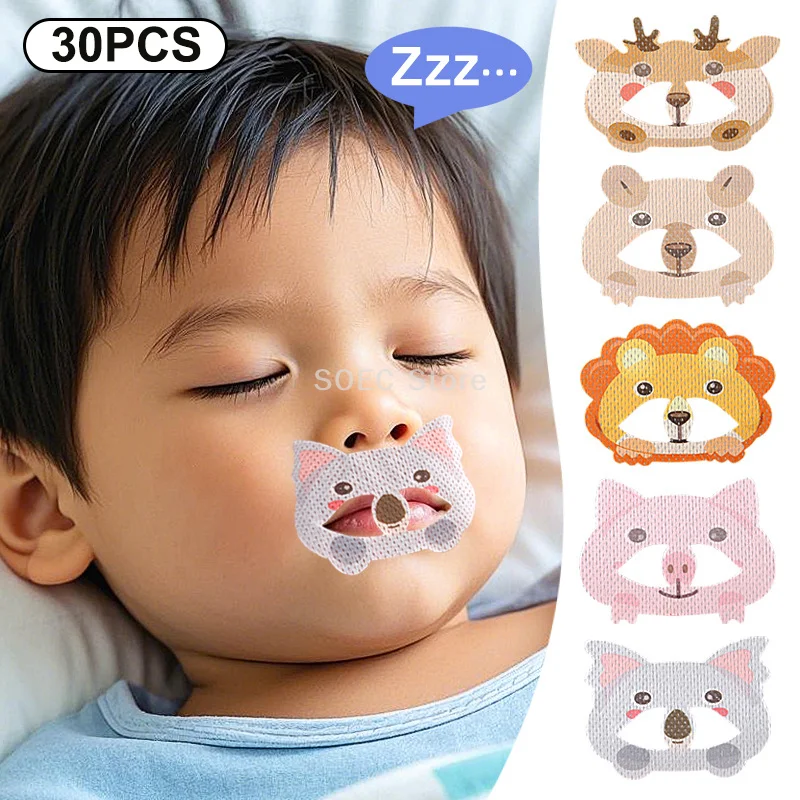 30PCS Kids Cartoon Anti-Snoring Stickers Sleeping Closed-mouth Stickers Breathing Correction Patch Shut Up Patch Orthosis Tape
30PCS Kids Cartoon Anti-Snoring Stickers Sleeping Closed-mouth Stickers Breathing Correction Patch Shut Up Patch Orthosis Tape