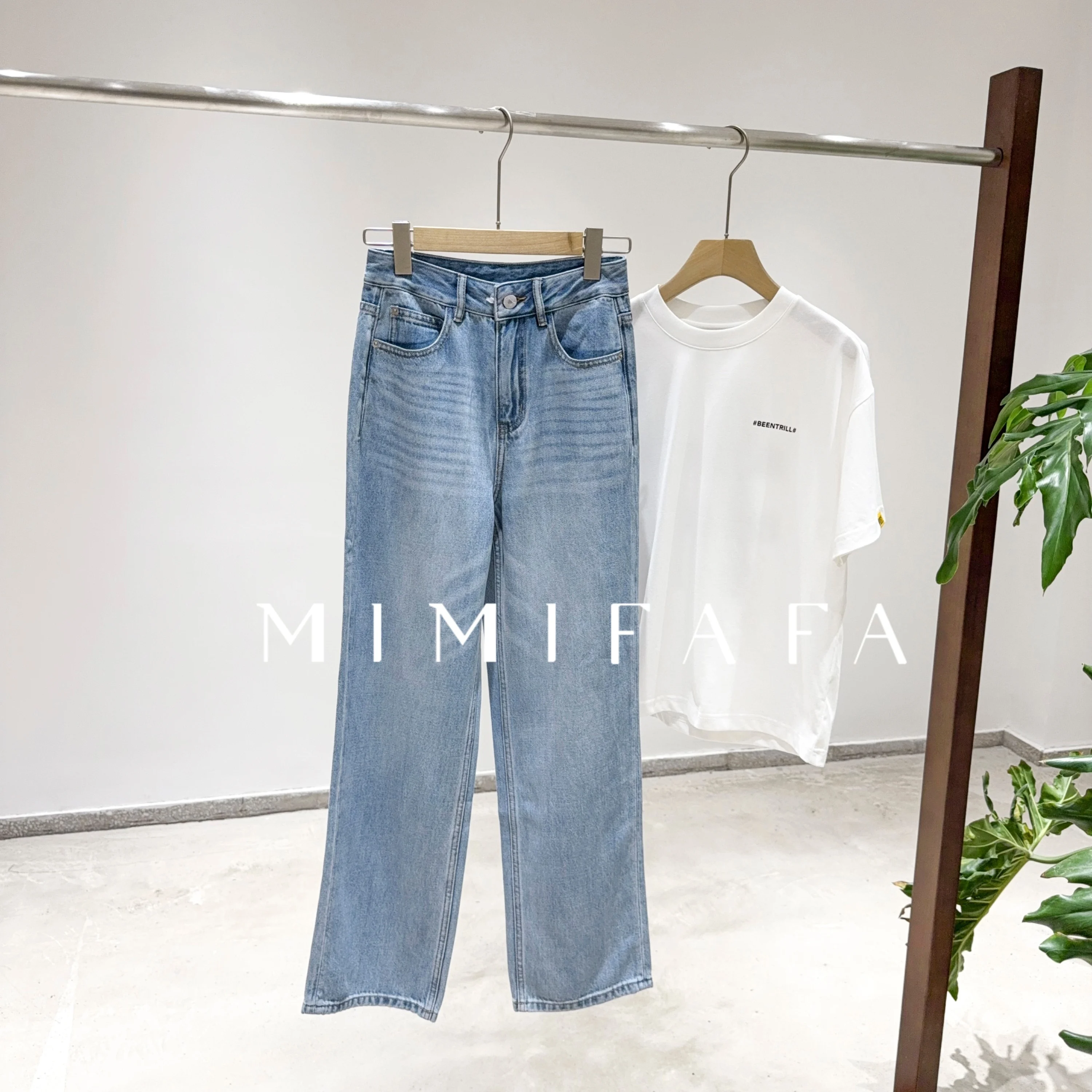 Mimifafa Hemp Cotton Recycled Fiber Wide Leg Jeans Soft Naked Feel Versatile Slimming 26 New Style Standard Fit Natural Waist
Mimifafa Hemp Cotton Recycled Fiber Wide Leg Jeans Soft Naked Feel Versatile Slimming 26 New Style Standard Fit Natural Waist