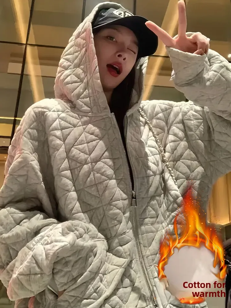 Women's Casual Lazy Sle Winter Faion Set with Fce down Cotton Jaet And Wide Leg Pants Two Piece Suit Warm Cozy Look
Women's Casual Lazy Sle Winter Faion Set with Fce down Cotton Jaet And Wide Leg Pants Two Piece Suit Warm Cozy Look