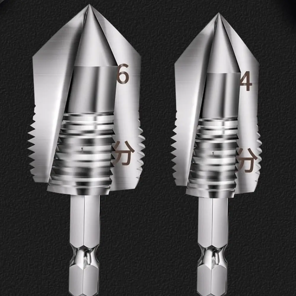 4 Point and 6 Point Tapping Drilling Expansion Drill Bit 3 in 1 Hole Opening Thread Drill Bit Set High Hardness Punching
4 Point and 6 Point Tapping Drilling Expansion Drill Bit 3 in 1 Hole Opening Thread Drill Bit Set High Hardness Punching
