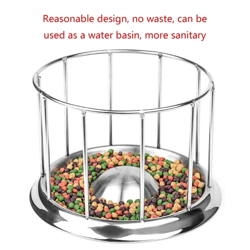 Stainless Steel Tortoise Feeding Bowl Semi-aquatic Pet Round Feeder Amphibian and Reptile Feeding Bowl Pet Feeding Tools
Stainless Steel Tortoise Feeding Bowl Semi-aquatic Pet Round Feeder Amphibian and Reptile Feeding Bowl Pet Feeding Tools