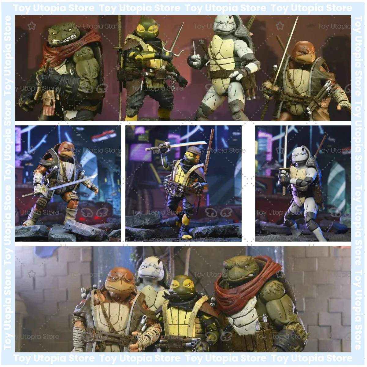 Coleccionable las Tortugas Ninja Mutantes Adolescentes NECA, El Último Ronin, Reinicio Evolutivo, Segunda Generación
Coleccionable las Tortugas Ninja Mutantes Adolescentes NECA, El Último Ronin, Reinicio Evolutivo, Segunda Generación