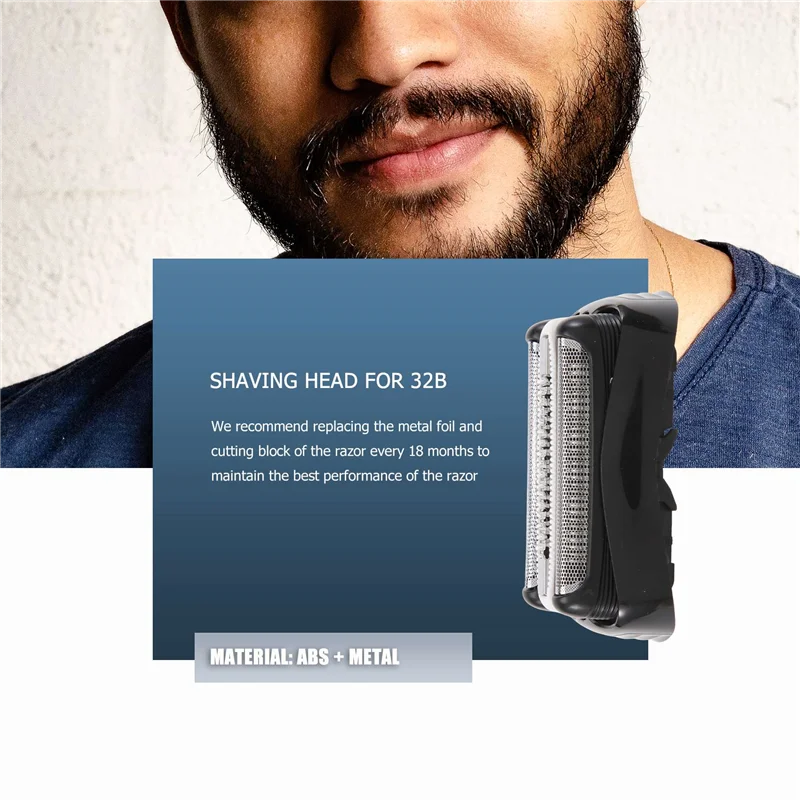 ABBK-Сменная бритвенная головка для Braun 32B Series 301S 310S 320S 330S Сменная режущая головка
ABBK-Сменная бритвенная головка для Braun 32B Series 301S 310S 320S 330S Сменная режущая головка