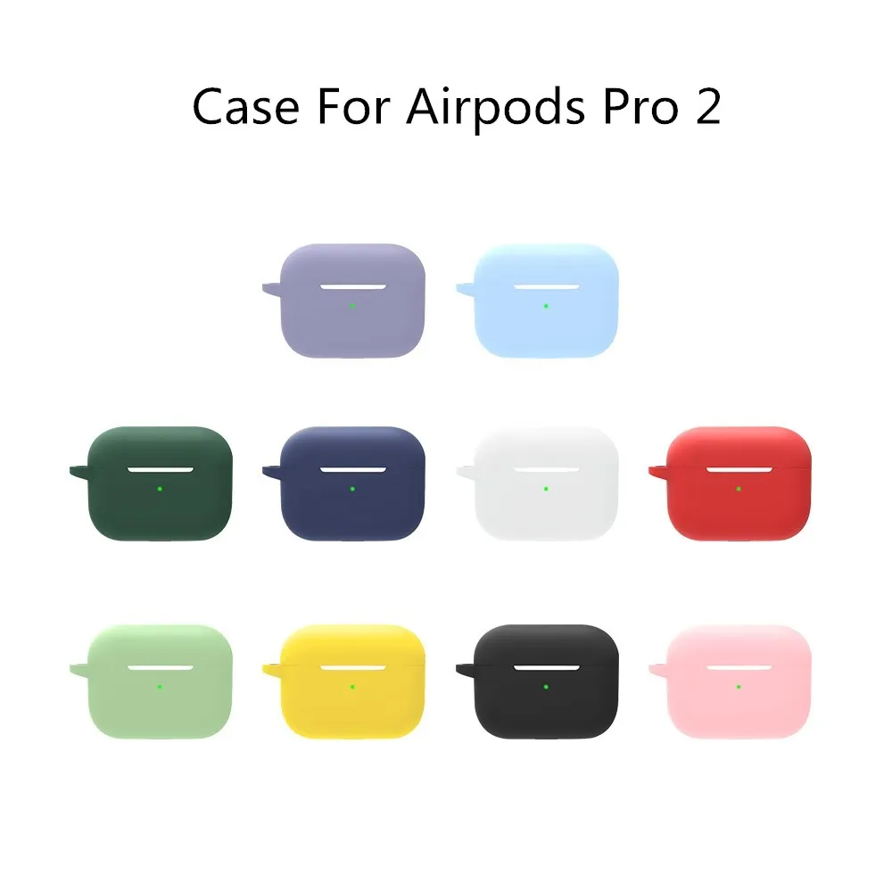 Luxury Case For Apple AirPods Pro2 Liquid Silicone Airpodspro2 funda Bluetooth Earphone Protector Accessories for Airpods Pro 2
Luxury Case For Apple AirPods Pro2 Liquid Silicone Airpodspro2 funda Bluetooth Earphone Protector Accessories for Airpods Pro 2