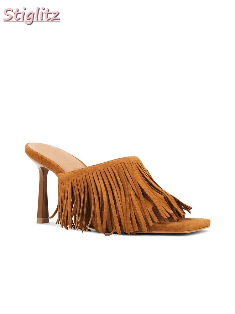 Retro Brown Ruffles Slippers Square Toe Stiletto Solid Faux Leather Shallow Outside Pull-on Shoes 2025 Summer Women Thin Heeled
Retro Brown Ruffles Slippers Square Toe Stiletto Solid Faux Leather Shallow Outside Pull-on Shoes 2025 Summer Women Thin Heeled