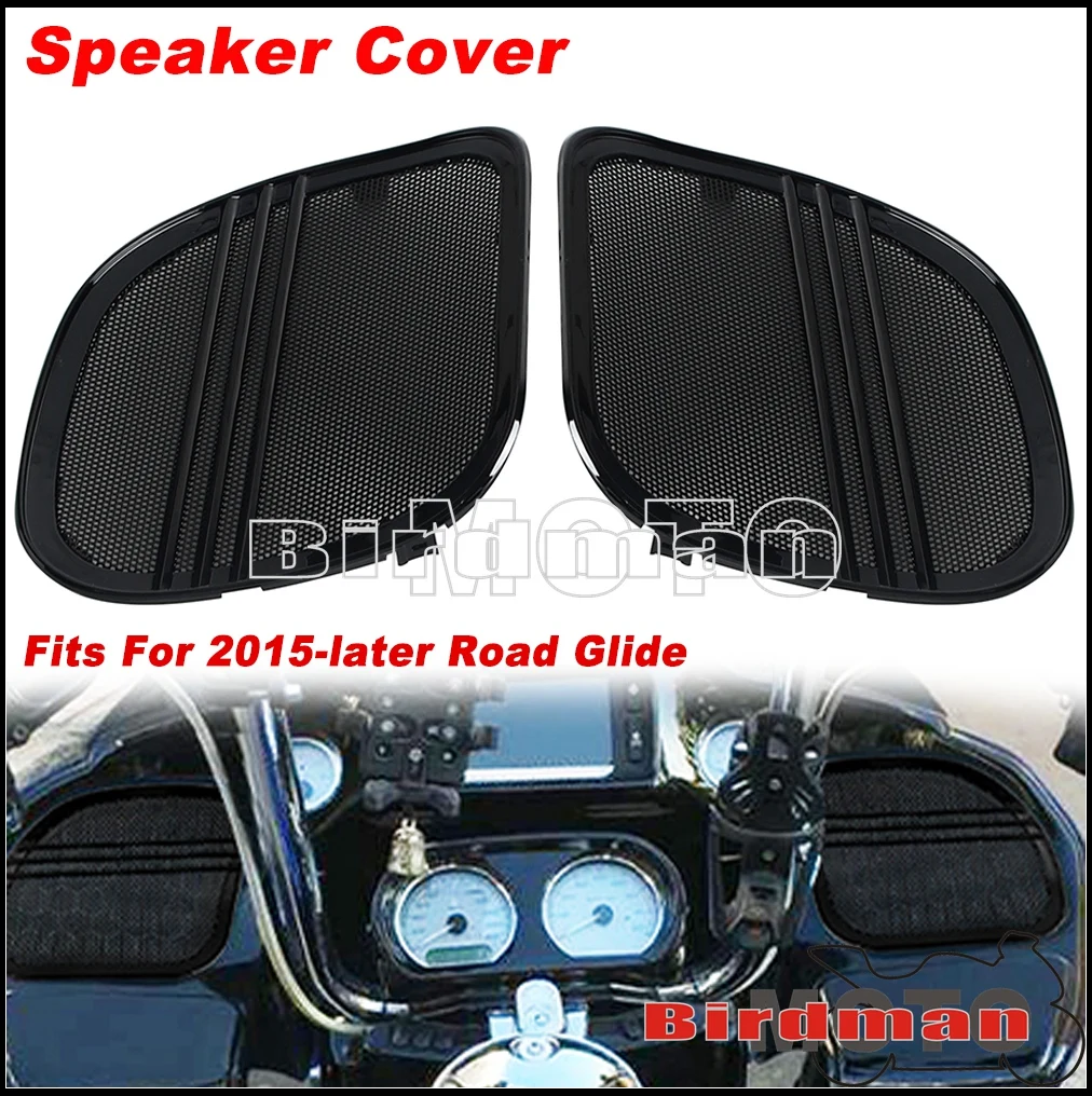 Tri-Line Motorcycle Speaker Grill Cover Trim For Harley Road Glide CVO FLTRX FLTRXS FLTRU FLTRK FLTRXST Boom Audio Stage I 2015+
Tri-Line Motorcycle Speaker Grill Cover Trim For Harley Road Glide CVO FLTRX FLTRXS FLTRU FLTRK FLTRXST Boom Audio Stage I 2015+