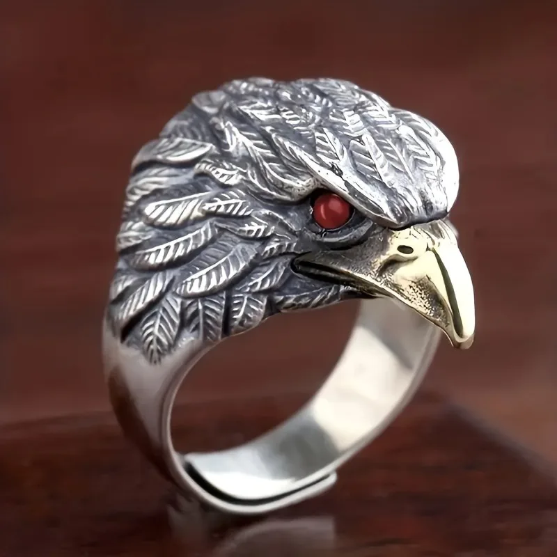 Vintage style fierce and domineering eagle ring inspirational Y2K style affordable imported ring graduation gift jewelry
Vintage style fierce and domineering eagle ring inspirational Y2K style affordable imported ring graduation gift jewelry