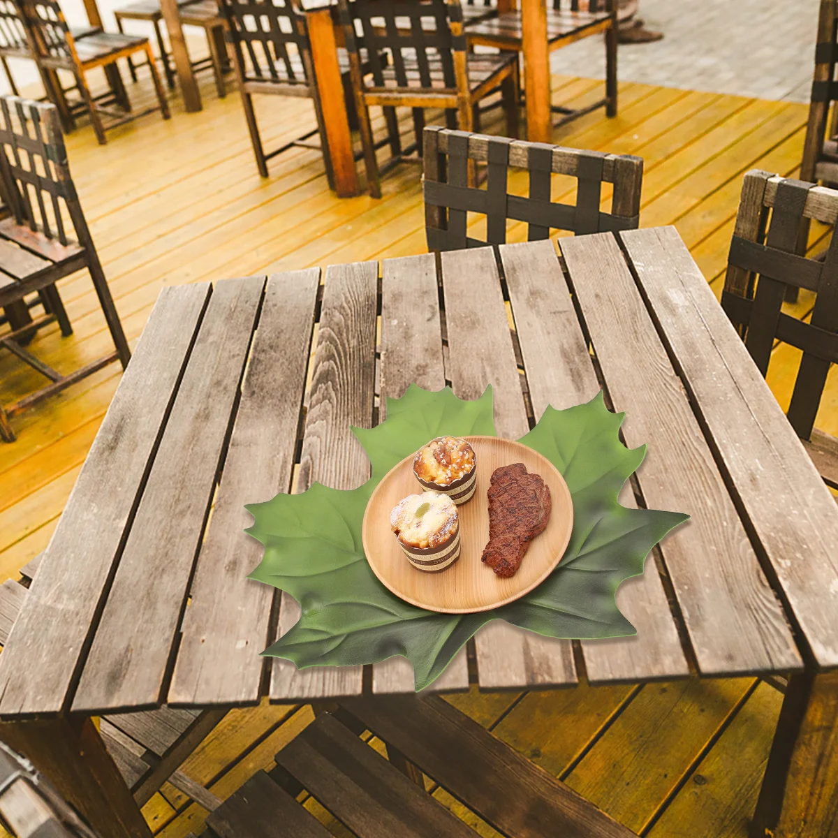 1 pc Maple Leaf Table Mat Eva Simulation Plant Craft Decorative Coaster For Home Cafe Restaurant Indoor Ornament Table
1 pc Maple Leaf Table Mat Eva Simulation Plant Craft Decorative Coaster For Home Cafe Restaurant Indoor Ornament Table