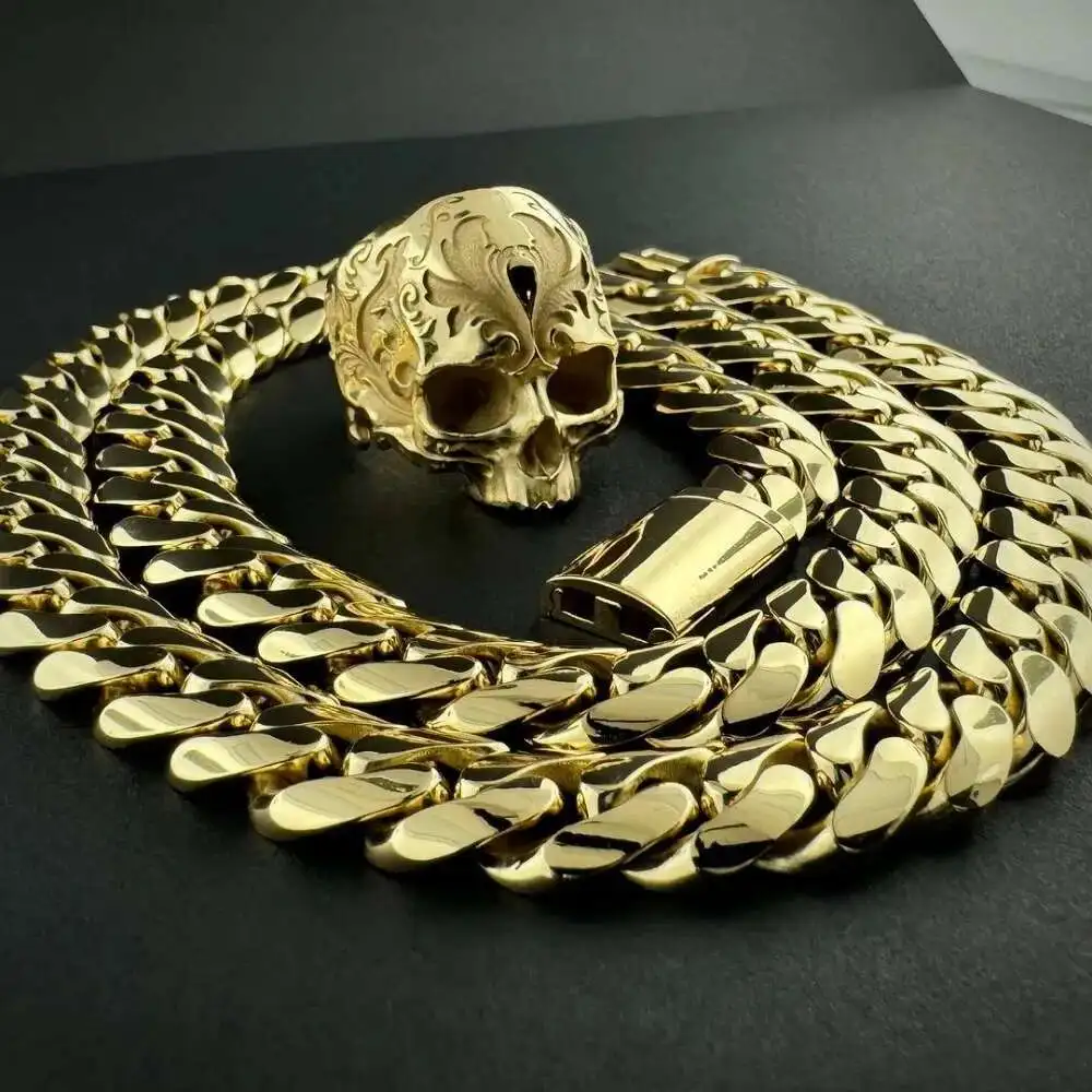 Hip Hop Jewelry Cuban Link Chain Gold Plated Men 925 Sterling Silver Cuban Link Chain Necklace
Hip Hop Jewelry Cuban Link Chain Gold Plated Men 925 Sterling Silver Cuban Link Chain Necklace